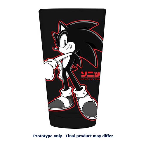 Sonic the Hedgehog Red 16 oz. Pint Glass                    