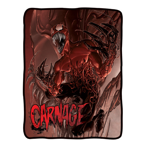 Spider-Man Toxin Carnage Fleece Throw Blanket               