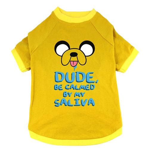 Adventure Time Dude, Be Calmed By My Saliva Dog Shirt       