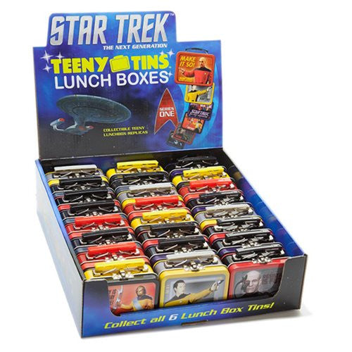 Star Trek: TNG Mini Tin Tote Lunchbox POP Display Case      