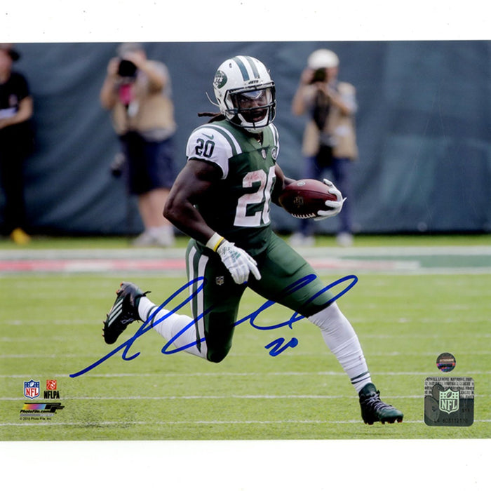 Isaiah Crowell Signed 'Rushing Vs Denver' 8x10 Photo