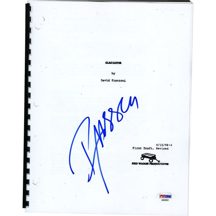 Russell Crowe Signed Gladiator Script PSA/DNA