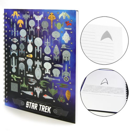 Star Trek The Spacecrafts Hardcover Notebook                