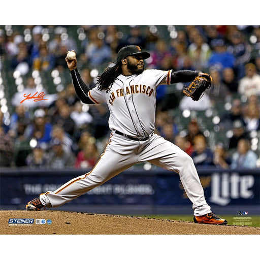 Johnny Cueto Signed San Francisco Giants Pitching 16x20 Photo (MLB Auth)