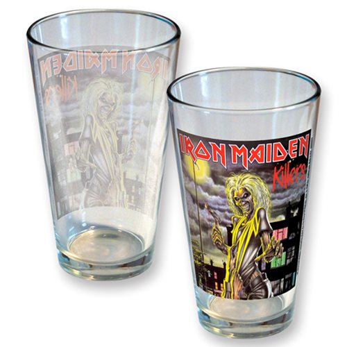 Iron Maiden Killers Classic Cover Pint Glass                