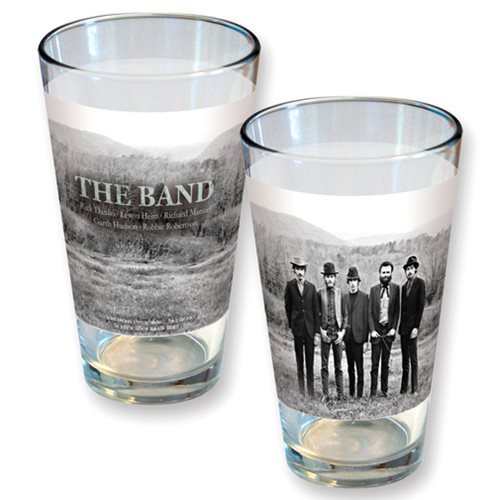 The Band Mountain Range Group Photo Pint Glass              