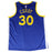 Stephen Curry Signed Golden State Warriors Nike Dri-FIT Men's Swingman Icon Jersey - Royal (On Court Style with Rakuten logo)