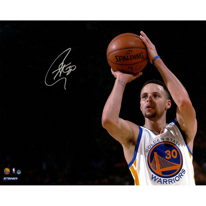 Stephen Curry Signed 'Shooting' 16x20 Photo