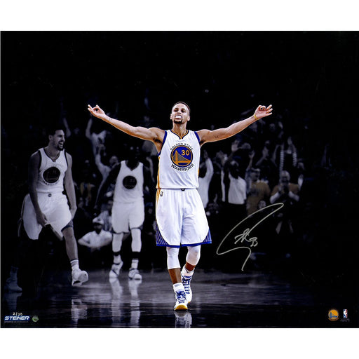 Stephen Curry Signed '3 PT Celebration' 20x24 Photo LE/30