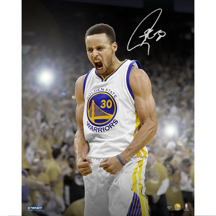 Stephen Curry Signed 'Scream' 16x20 Photo