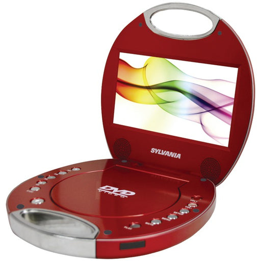 7" PORT DVD HNDL PLYR RED