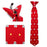 Star Wars Stormtrooper Dot Red Boys Silk Clip-On Tie        