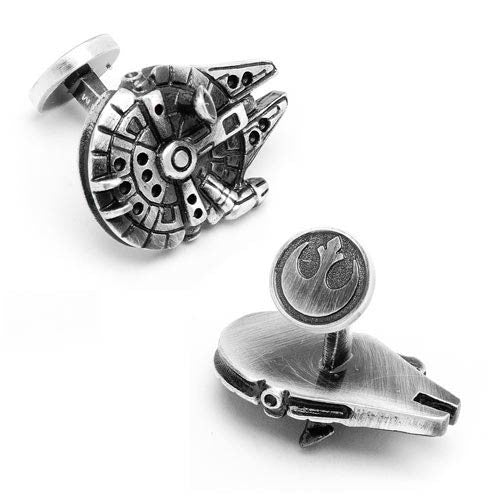 Star Wars Palladium Millennium Falcon Cufflinks             