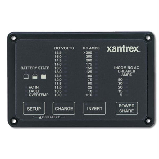 Xantrex Heart FDM-12-25 Remote Panel, Battery Status & Freedom Inverter-Charger Remote Control