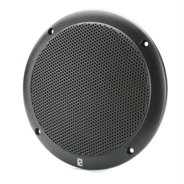 PolyPlanar 5&quot; 2-Way Coax-Integral Grill Speaker - (Pair) Black