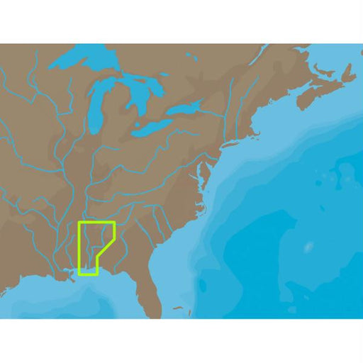 C-MAP NT+ NA-C045 - Black Warrior & Lower Tombigbee Rivers - C-Card