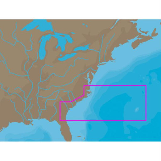 C-MAP NT+ NA-C304 - Norfold-Bermuda-Jacksonville - C-Card