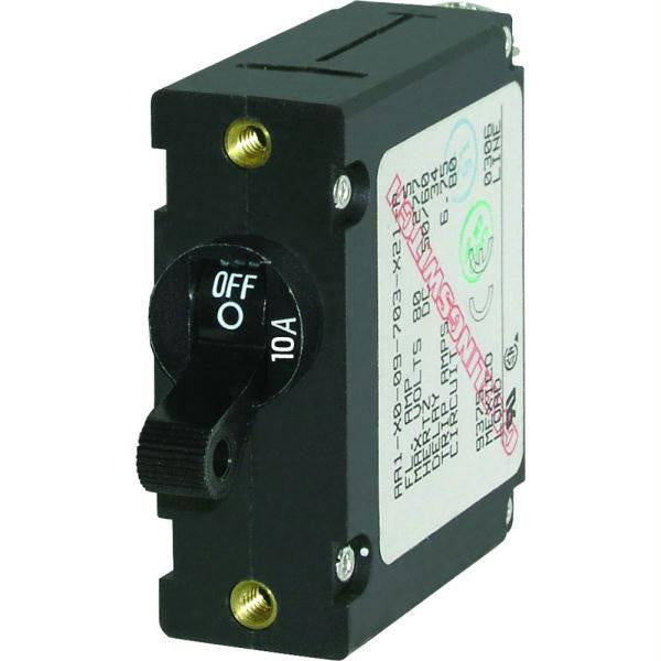 Blue Sea 7204 AC - DC Single Pole Magnetic World Circuit Breaker - 10 Amp