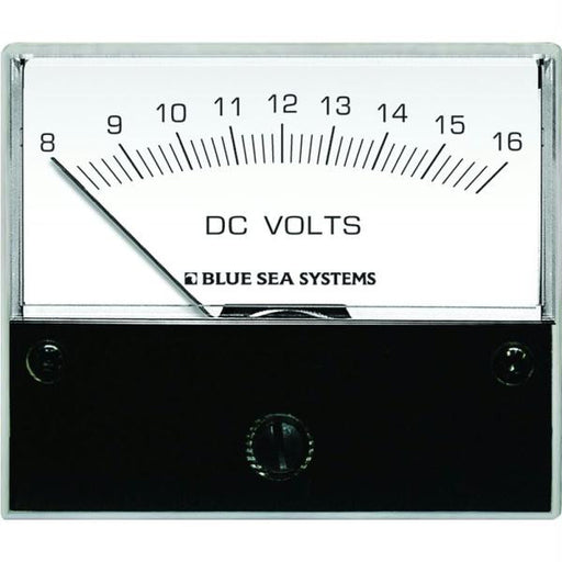 Blue Sea 8003 DC Analog Voltmeter - 2-3-4&quot; Face, 8-16 Volts DC