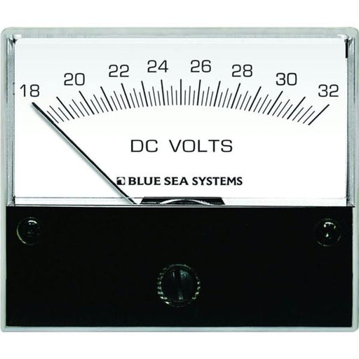 Blue Sea 8240 DC Analog Voltmeter - 2-3-4&quot; Face, 18-32 Volts DC