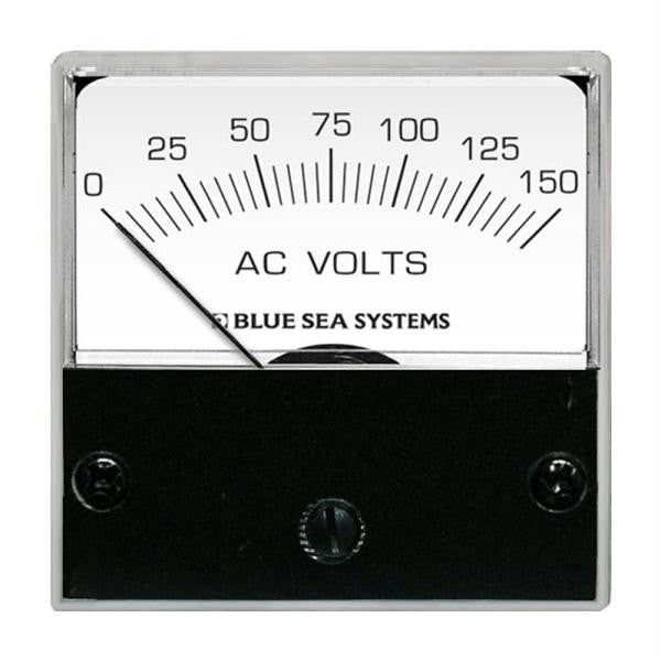 Blue Sea 8244 AC Analog Micro Voltmeter - 2&quot; Face, 0-150 Volts AC