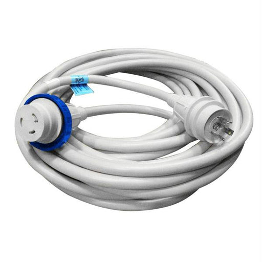 Charles 30 Amp 50' Cord Set - White - 125V