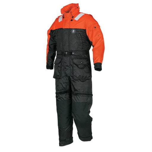 Mustang Deluxe Anti-Exposure Coverall & Worksuit - XL - Orange-Black