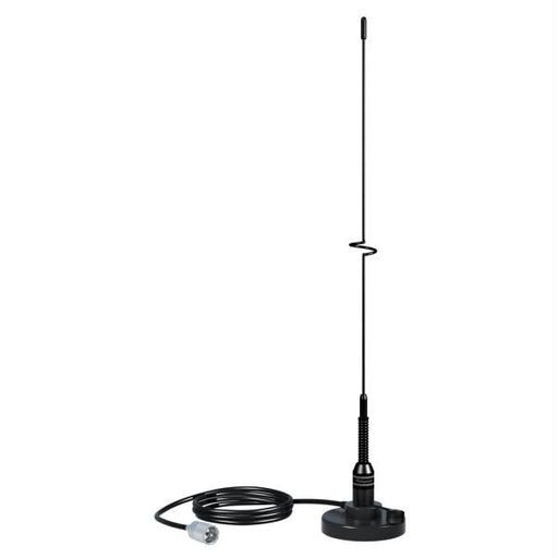 Shakespeare VHF 19&quot; 5218 Black SS Whip Antenna - Magnetic Mount