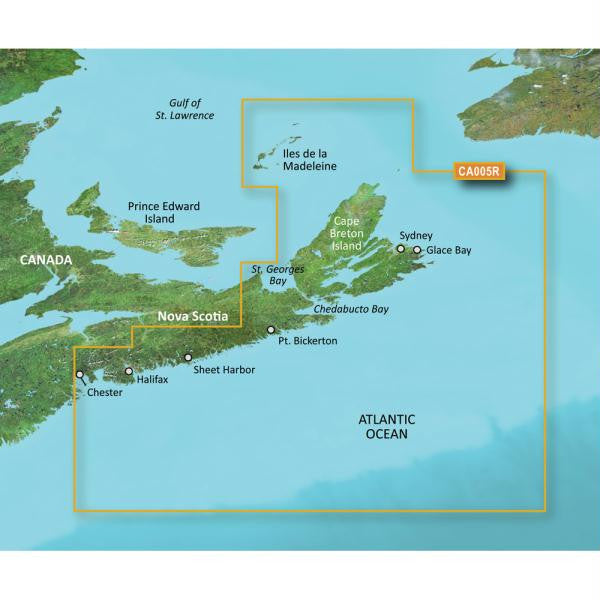 Garmin BlueChart&reg; g2 Vision&reg; - VCA005R - Halifax - Cape Breton -microSD&#153;-SD&#153;