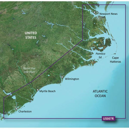 Garmin BlueChart&reg; g2 Vision&reg; - VUS007R - Norfolk - Charleston - microSD&#153;-SD&#153;