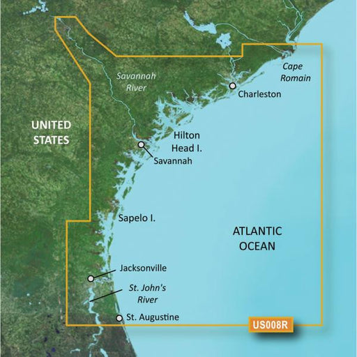 Garmin BlueChart&reg; g2 Vision&reg; - VUS008R - Charleston to Jacksonville - microSD&trade;-SD&trade;