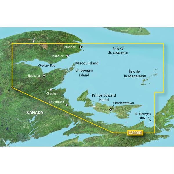 Garmin BlueChart&reg; g2 Vision&reg; - VCA006R - P.E.I. to Chaleur Bay - SD Card