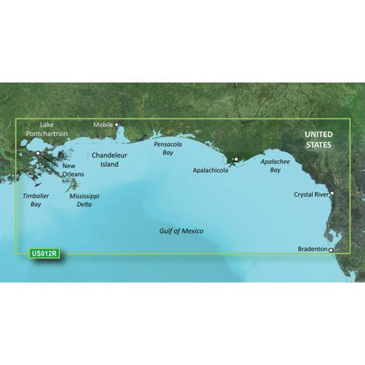 Garmin BlueChart&reg; g2 Vision&reg; - VUS012R - Tampa - New Orleans - microSD&#153;-SD&#153;