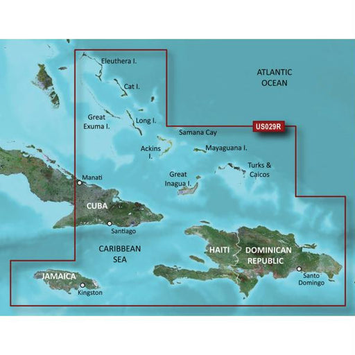 Garmin BlueChart&reg; g2 Vision&reg; - VUS029R - Southern Bahamas - microSD&trade;-SD&trade;