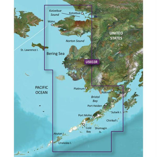 Garmin BlueChart&reg; g2 Vision&reg; - VUS033R - Bristol Bay - Kotzebue Snd. - microSD&trade;-SD&trade;