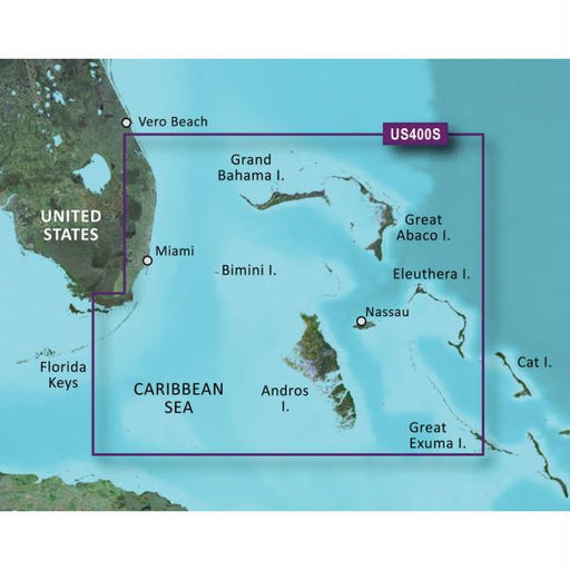 Garmin BlueChart&reg; g2 Vision&reg; - VUS400S - Walkers Cay - Exuma Sound - microSD&trade;-SD&trade;