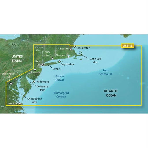 Garmin BlueChart&reg; g2 Vision&reg; - VUS511L - Boston - Norfolk - microSD&#153;-SD&#153;