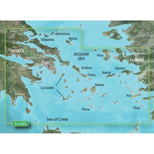 Garmin BlueChart&reg; g2 Vision&reg; - VEU450S - Athens & Cyclades - SD Card