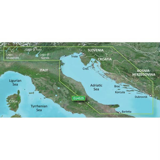 Garmin BlueChart&reg; g2 Vision&reg; - VEU452S - Adriatic Sea, North Coast - SD Card