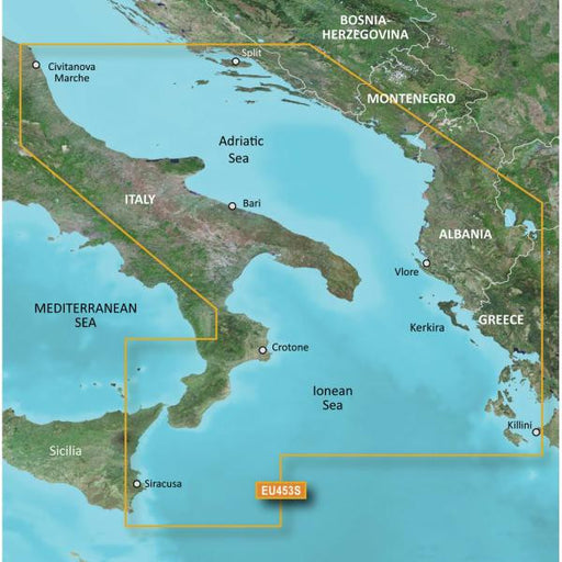 Garmin BlueChart&reg; g2 Vision&reg; - VEU453S - Adriatic Sea, South Coast - SD Card