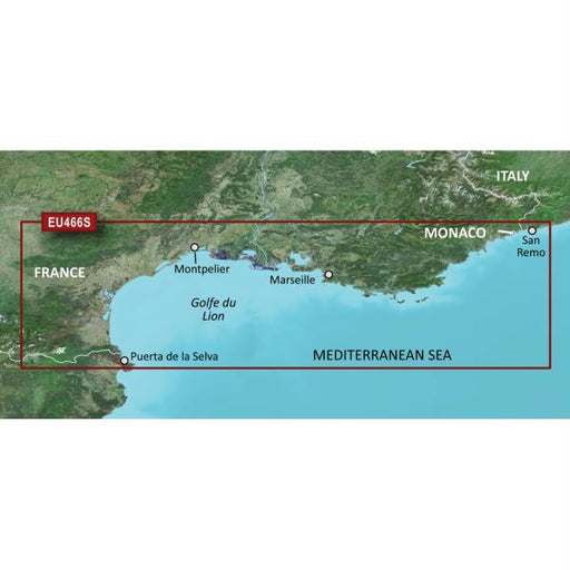 Garmin BlueChart&reg; g2 Vision&reg; - VEU466S - Golfe Du Lion to San Remo - SD Card