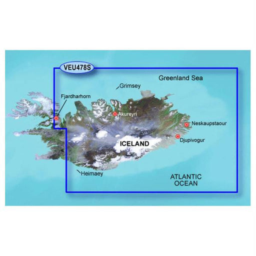 Garmin BlueChart&reg; g2 Vision&reg; - VEU478S - Iceland East - SD Card