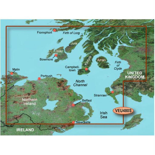 Garmin BlueChart&reg; g2 Vision&reg; - VEU480S - Ross of Mull to Killough - SD Card