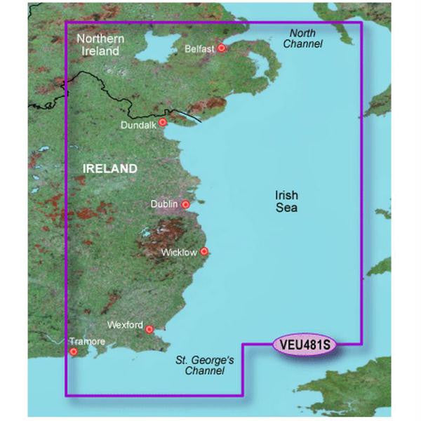 Garmin BlueChart&reg; g2 Vision&reg; - VEU481S - Belfast to Waterford - SD Card