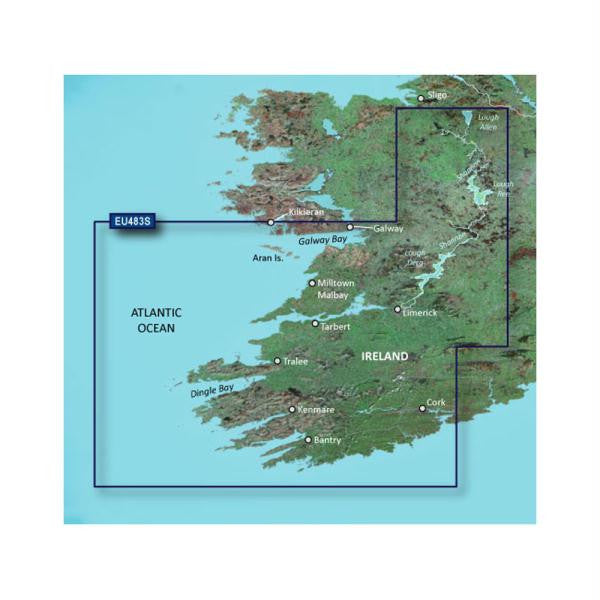 Garmin BlueChart&reg; g2 Vision&reg; - VEU483S - Galway Bay to Cork - SD Card