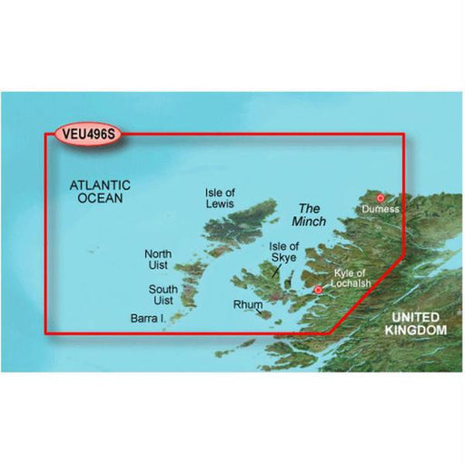 Garmin BlueChart&reg; g2 Vision&reg; - VEU496S - Outer Hebrides & Skye - SD Card