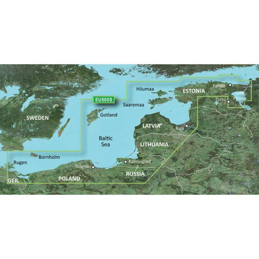 Garmin BlueChart&reg; g2 Vision&reg; - VEU505S - Baltic Sea, East Coast - SD Card