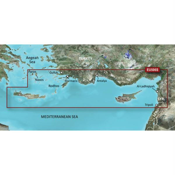 Garmin BlueChart&reg; g2 Vision&reg; - VEU506S - Crete To Cyprus - SD Card