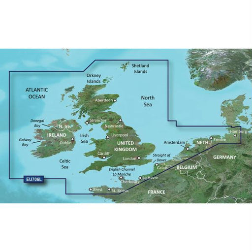 Garmin BlueChart&reg; g2 Vision&reg; - VEU706L - UK & Ireland - SD Card