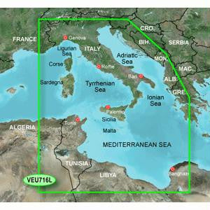 Garmin BlueChart&reg; g2 Vision&reg; - VEU716L - Central Mediterranean - microSD&#153;-SD&#153;